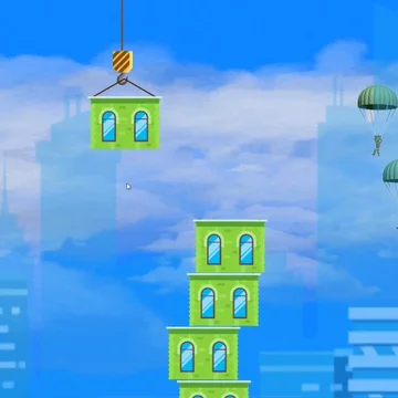 Игра, где нужно ставить, сбрасывать блоки вниз и строить ровный дом, чтобы он не падал. Геймплей игры похож на старую увлекательную игру с кнопочных мобильных телефонов City Bloxx