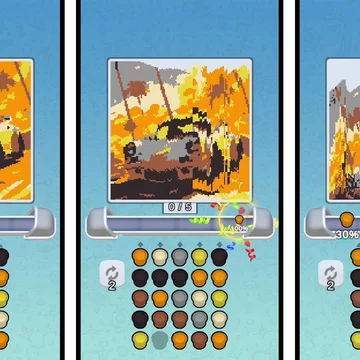 Сортируй цветные картинки из песка, расслабляйся и тренируй мозг!