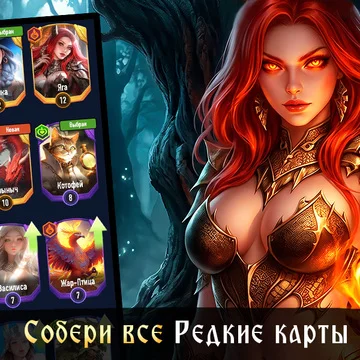 Ты еще не видел таких Русских сказок!	Карточная PvP-битва с коллекционными героями, готовыми убивать за победу. (скриншот 5)