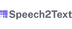 Логотип магазина Speech2Text