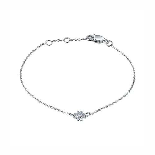 Браслет с бриллиантами выращенными