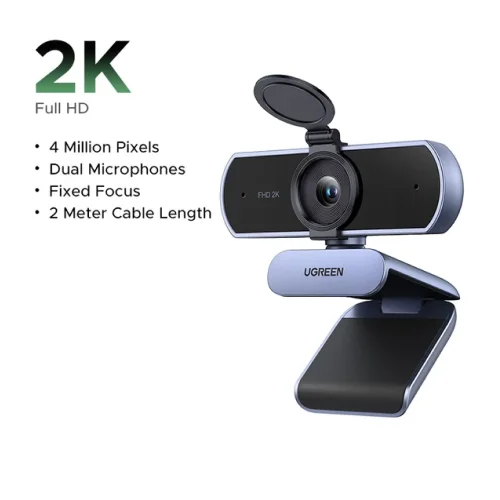 UGREEN 2K веб-камера с микрофоном
