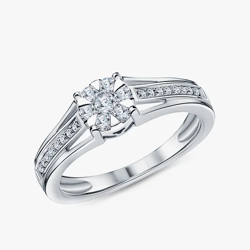 Золотое кольцо с бриллиантами